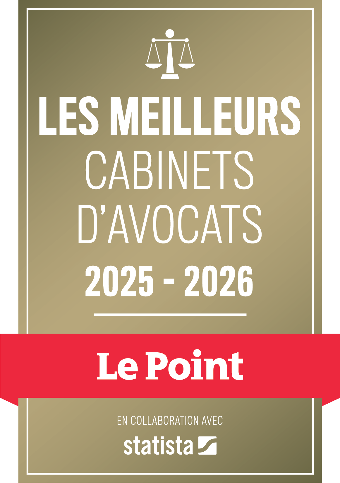 Palmarès Le Point des meilleurs cabinets d'avocats de France 2025 2026